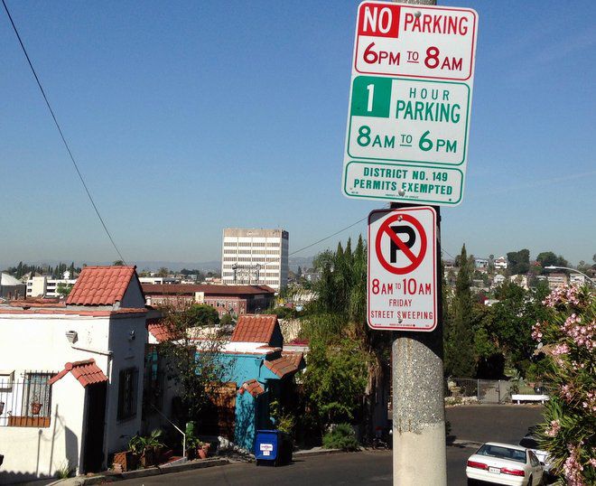 Permit parking spreads in Echo Park